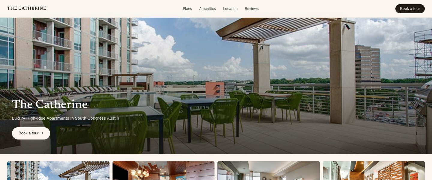 The Catherine — luxury high-rise in South Congress, Austin